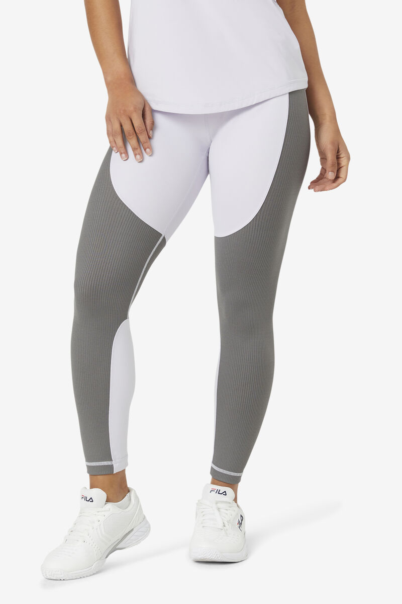 Women's Fila Forza Textured Long Legging Leggings Lavender Blue | H73CCPxqQ7p