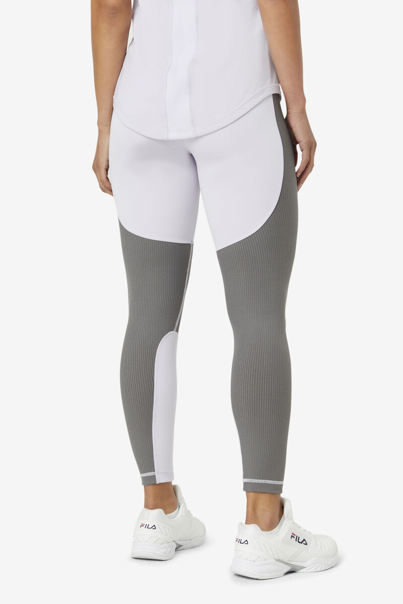 Women's Fila Forza Textured Long Legging Leggings Lavender Blue | H73CCPxqQ7p