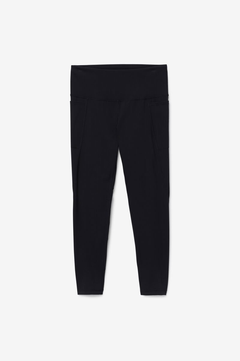 Women\'s Fila Forza Ultra 7/8 Legging Leggings Black | tOwnRMBr7Cn