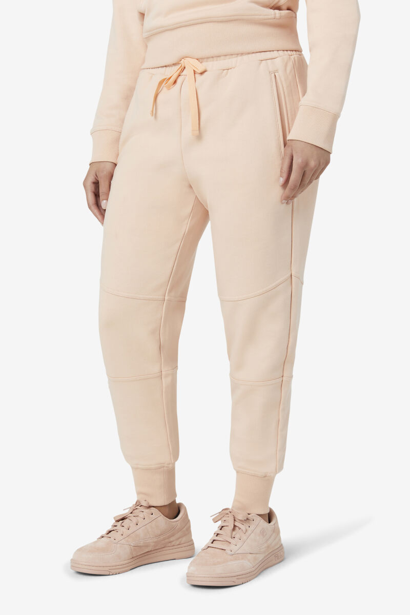 Women's Fila Freya Jogger Pants Light Yellow | n1342UKDA9v