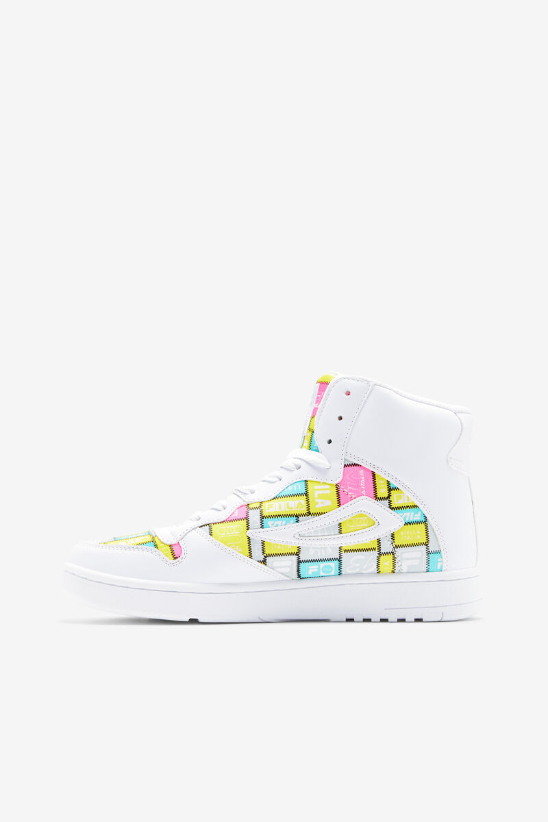Women's Fila Fx-dsx Mid Patchwork Sneakers White / Purple | ebiGJW4aenj