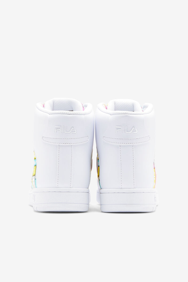 Women's Fila Fx-dsx Mid Patchwork Sneakers White / Purple | ebiGJW4aenj