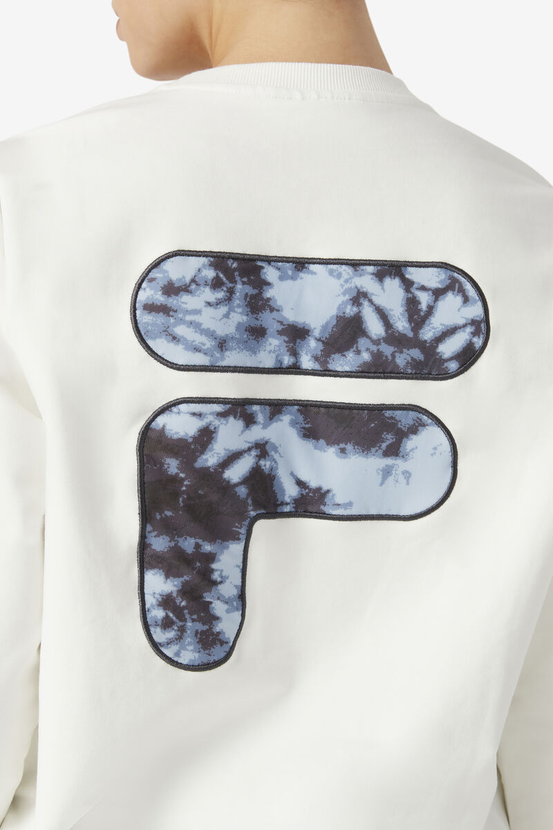 Women's Fila Galatea Sweatshirt Sweatshirts White | 3mQ9e82WiB7