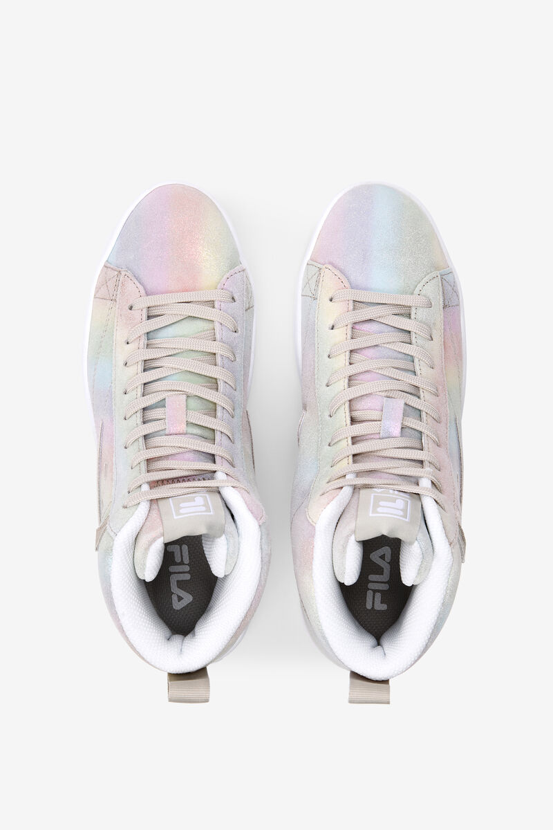 Women's Fila Gennaio Prism Suede Sneakers Metal Silver / Metal Silver / White | TvBBMw3arHk