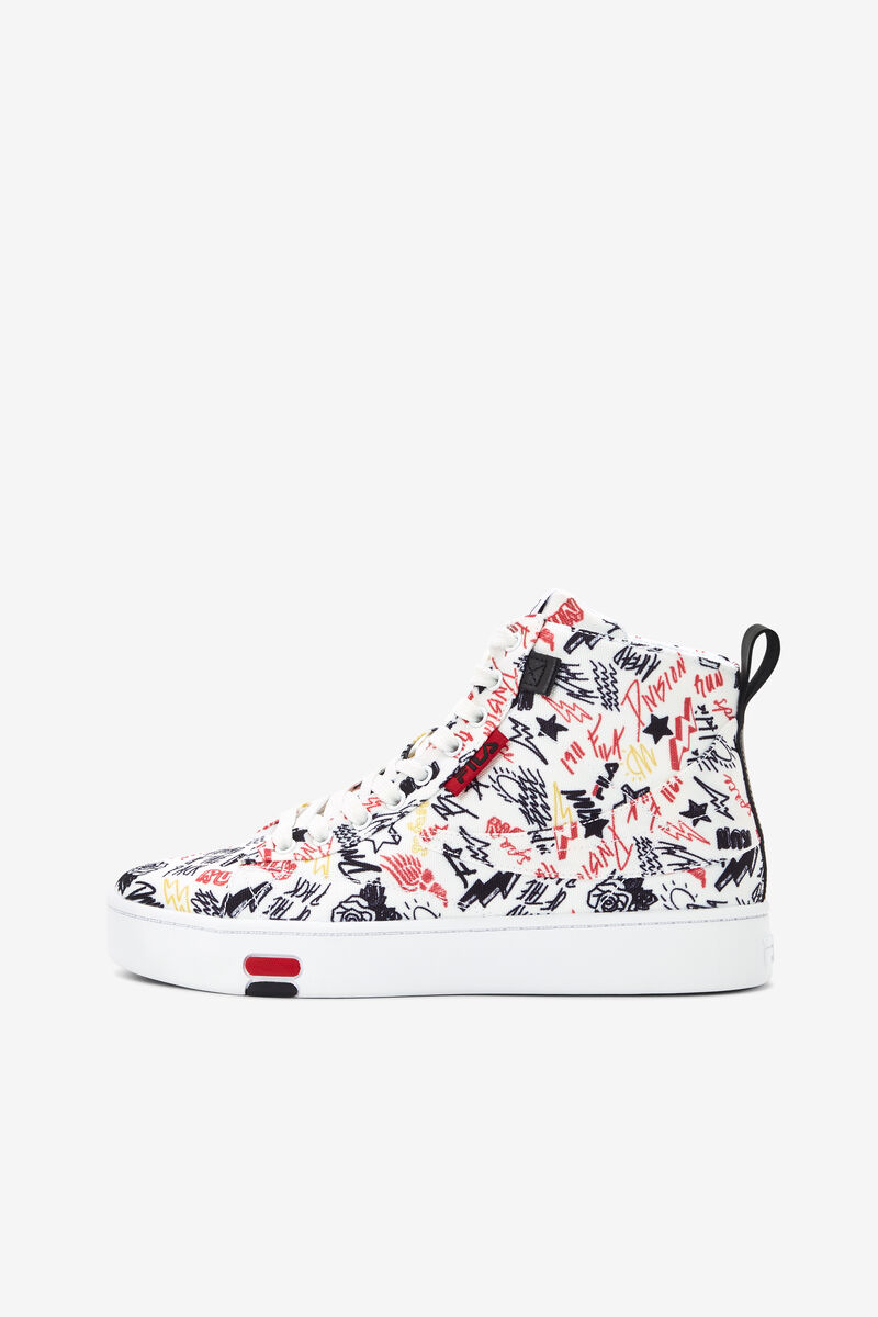Women's Fila Gennaio Sneakers White / Black / Multicolor | vBE4gGFdbi2