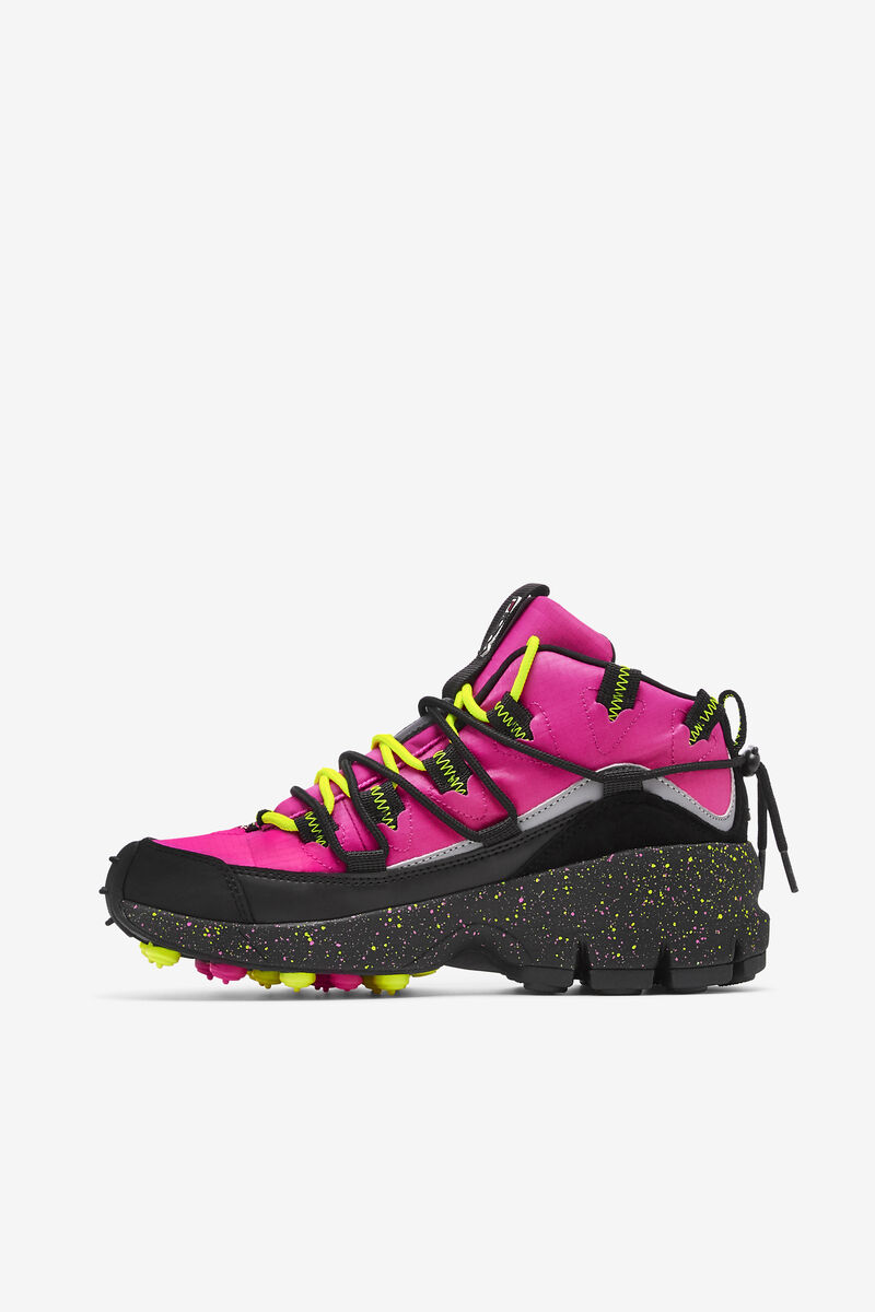 Women's Fila Grant Hill 1 X Trailpacer Sneakers Pink / Black / Yellow | mPDtIfmjvtD