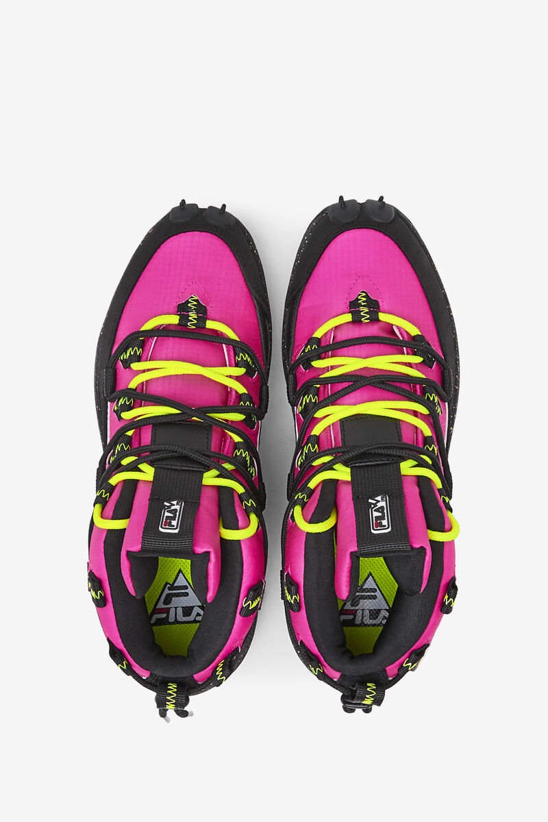 Women's Fila Grant Hill 1 X Trailpacer Sneakers Pink / Black / Yellow | mPDtIfmjvtD