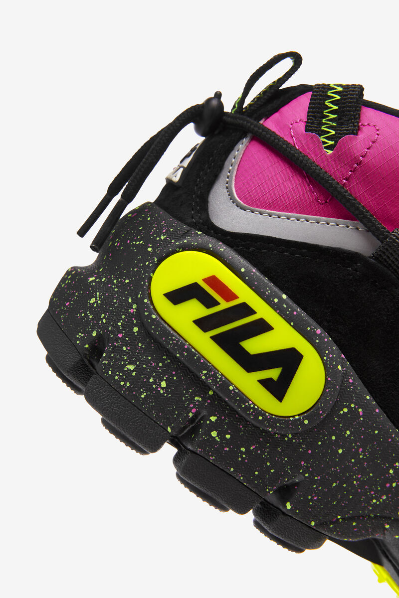 Women's Fila Grant Hill 1 X Trailpacer Sneakers Pink / Black / Yellow | mPDtIfmjvtD