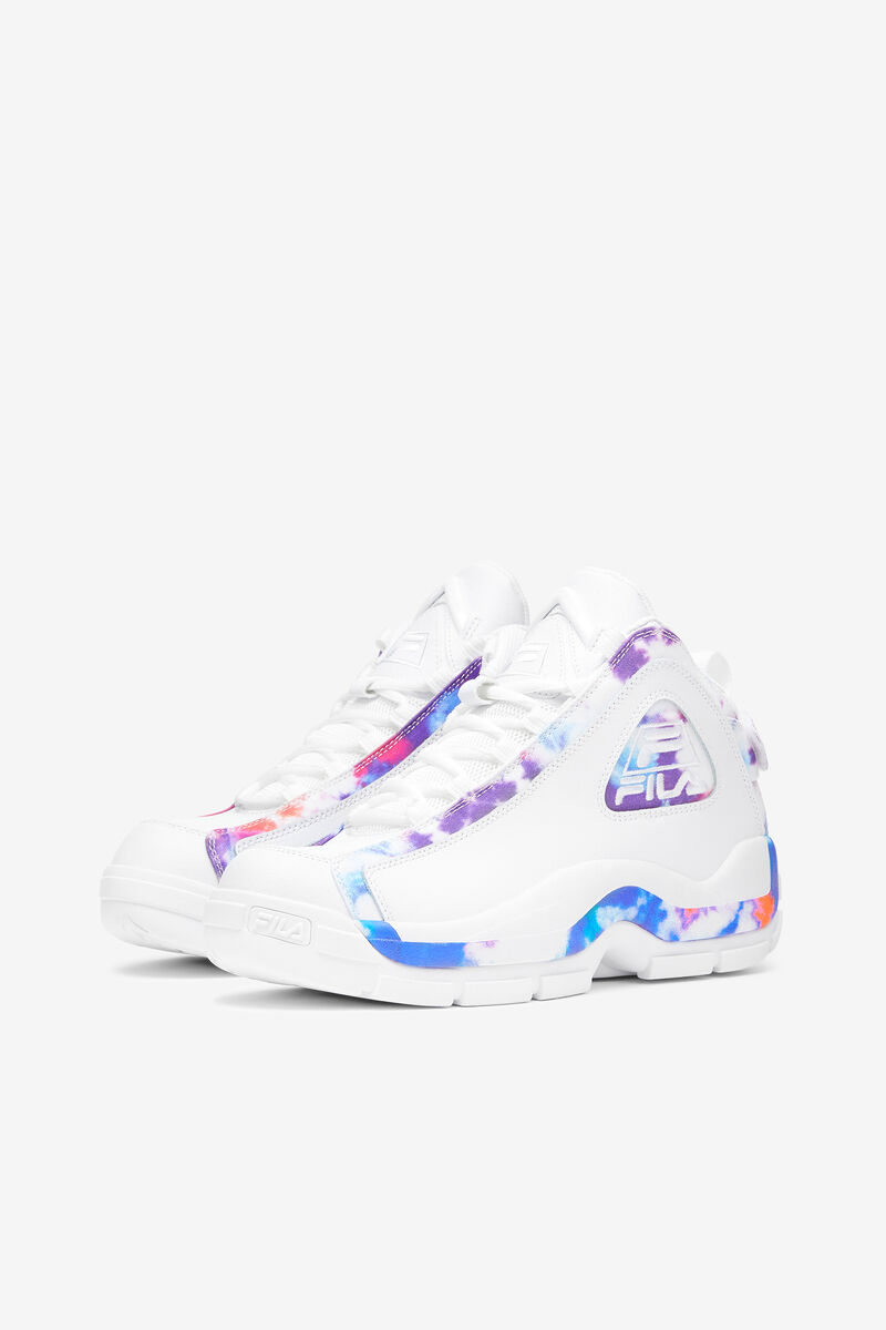 Women's Fila Grant Hill 2 Tie Dye Sneakers White / White | pmxbC7FGStl