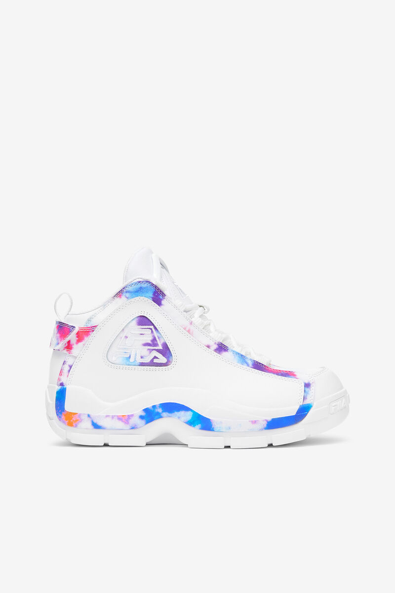 Women\'s Fila Grant Hill 2 Tie Dye Sneakers White / White | pmxbC7FGStl