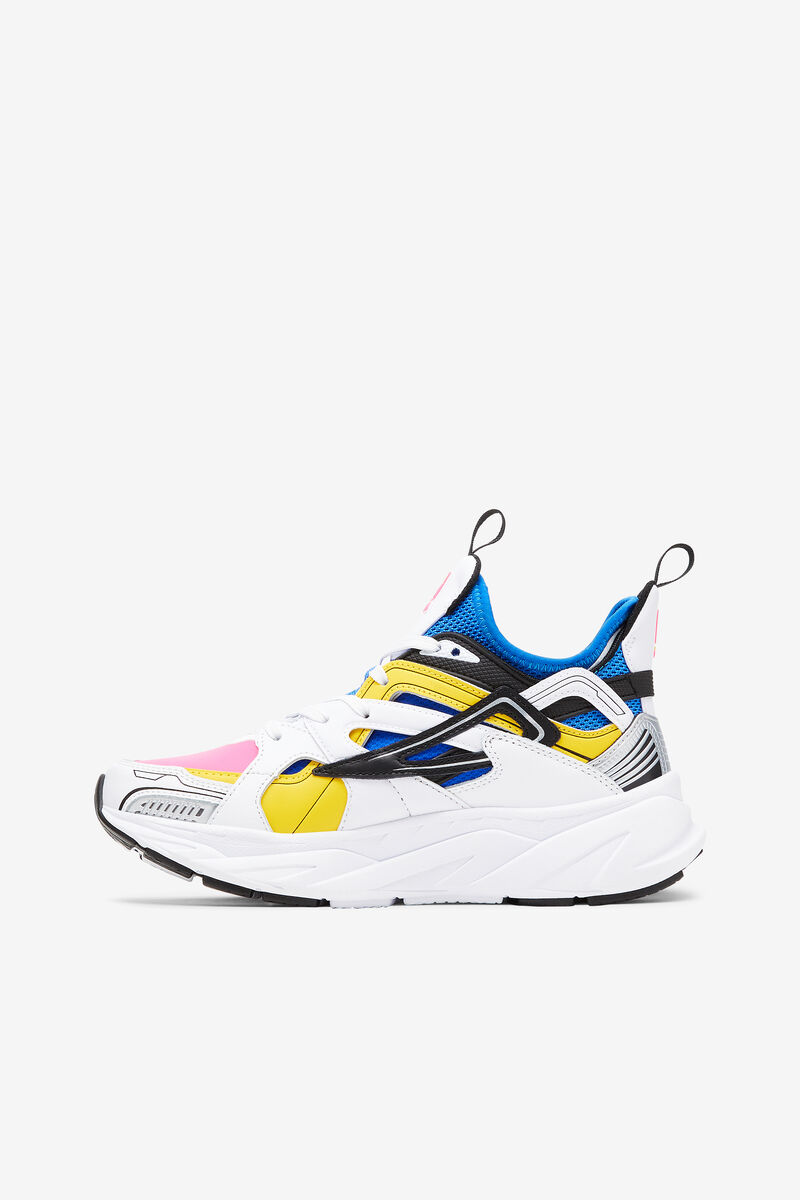 Women's Fila Hallasan Sneakers White / Black / Blue | RQQ1dCMjB65