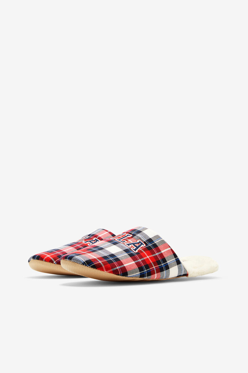 Women's Fila Interim Slippers Collegiate Sandals Navy / Red | bhw9scFogo8