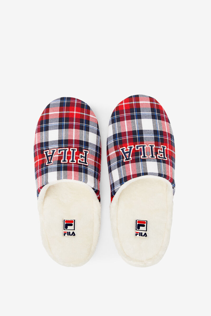 Women's Fila Interim Slippers Collegiate Sandals Navy / Red | bhw9scFogo8