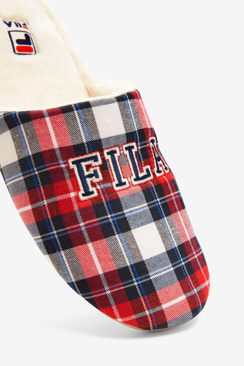Women's Fila Interim Slippers Collegiate Sandals Navy / Red | bhw9scFogo8