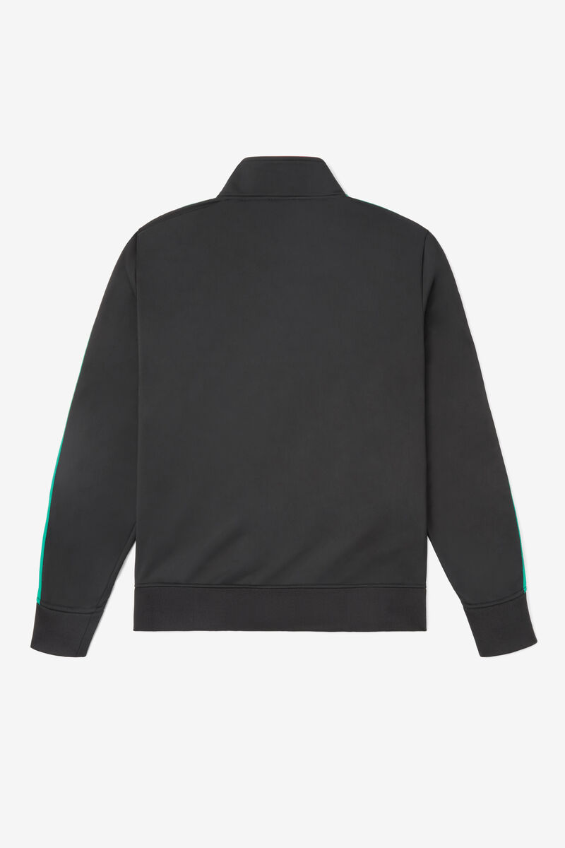 Women's Fila Italy Track Jacket Tracksuits Black / Red | irWRCGbFbeY