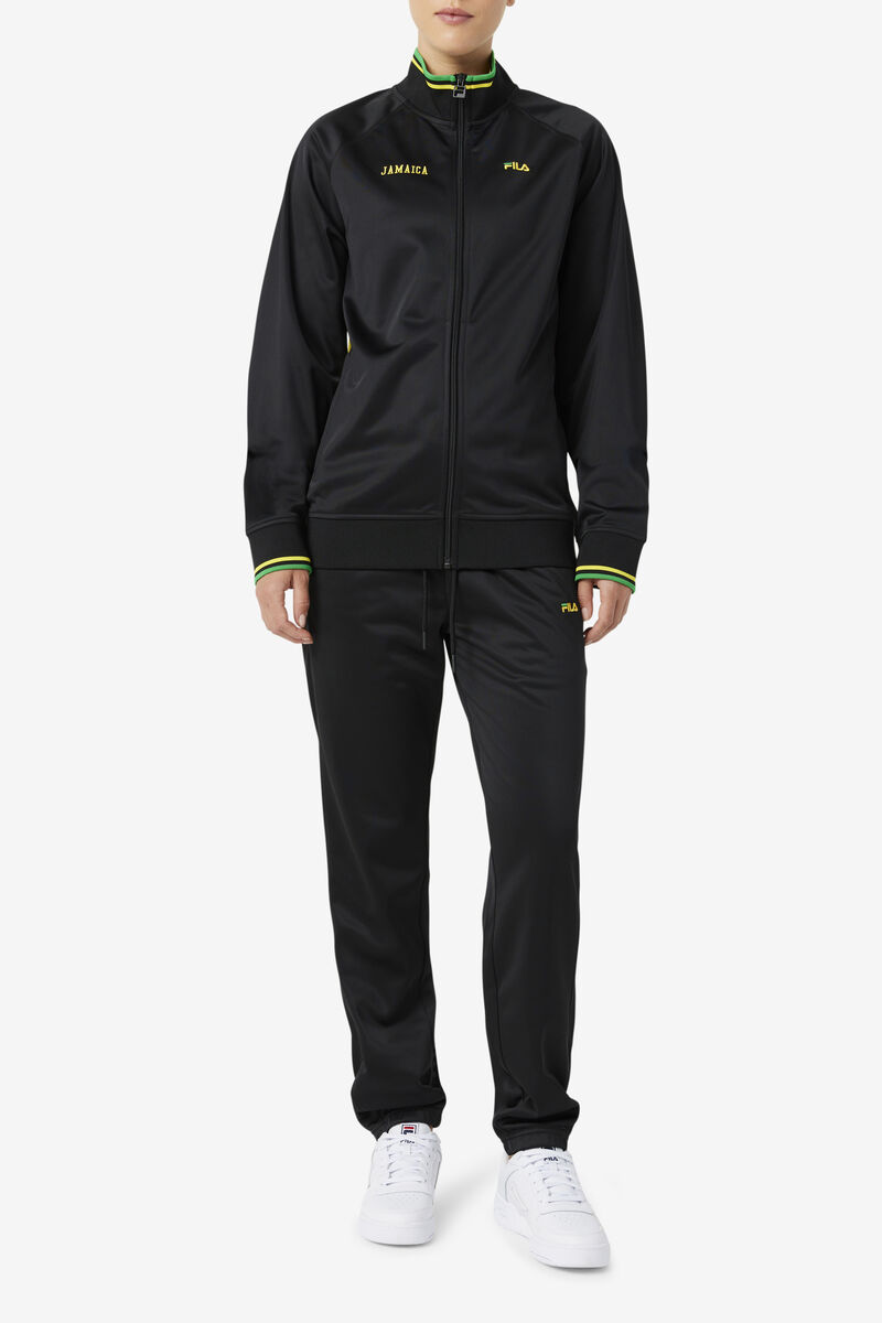 Women's Fila Jamaica Pant Pants Black / White | DfsxiphO9wK