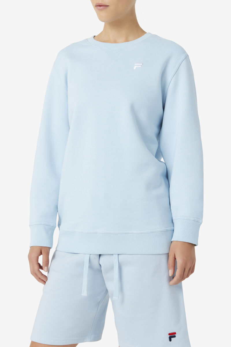 Women's Fila Kieve Sweatshirt Sweatshirts Light Blue | iwilmrB1kbJ