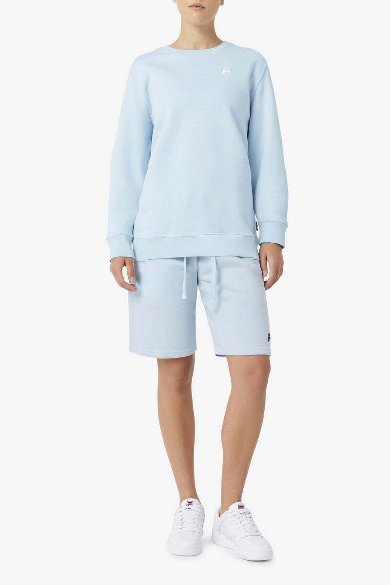 Women's Fila Kieve Sweatshirt Sweatshirts Light Blue | iwilmrB1kbJ