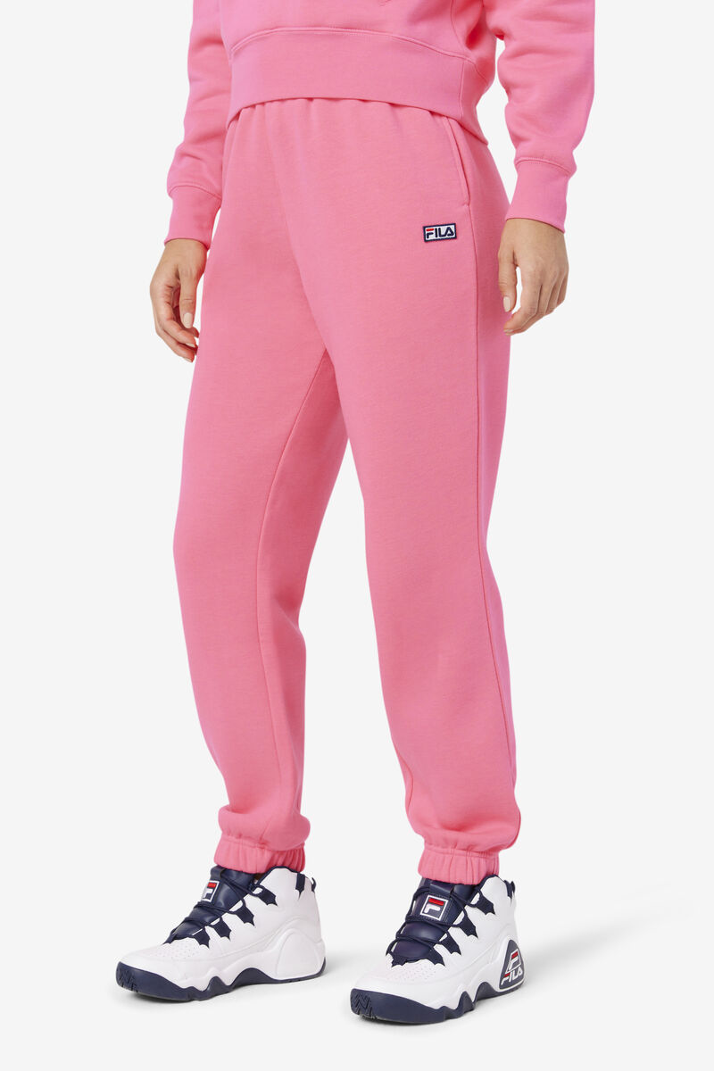 Women's Fila Lassie Jogger Tracksuits Pink | d3sanvSJyWp