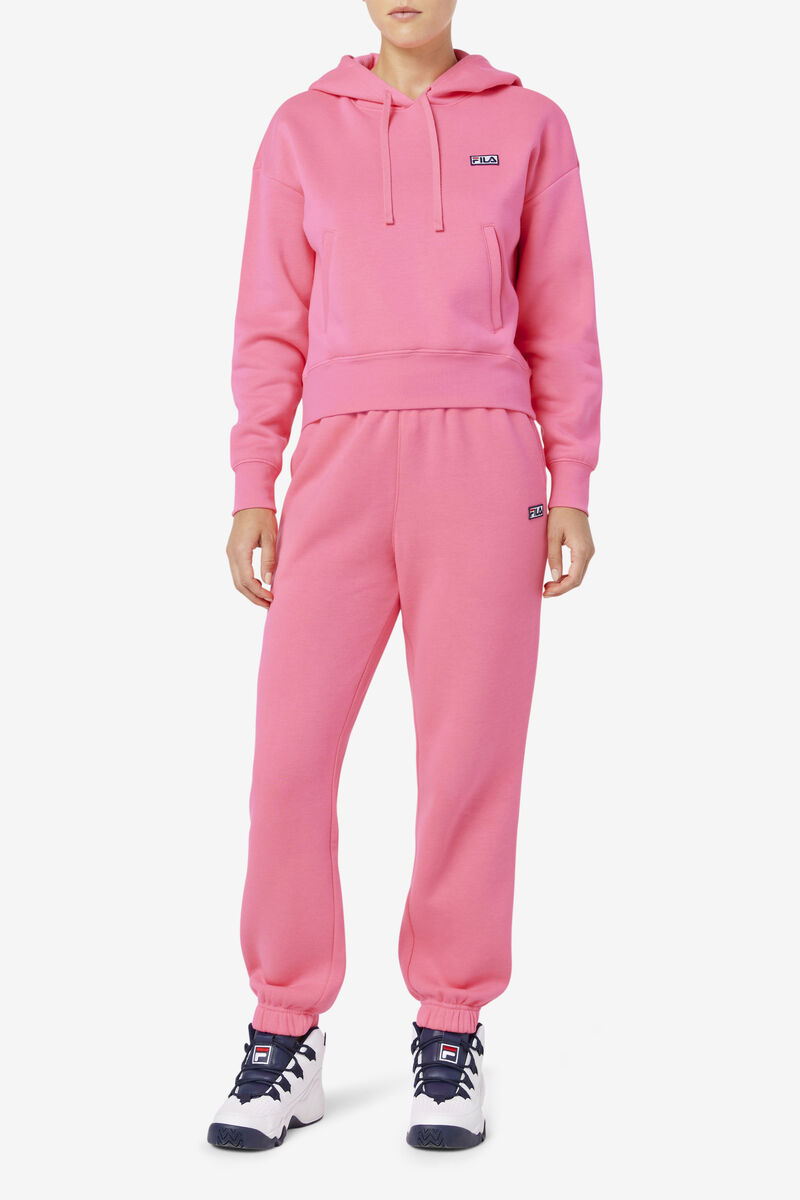 Women's Fila Lassie Jogger Tracksuits Pink | d3sanvSJyWp