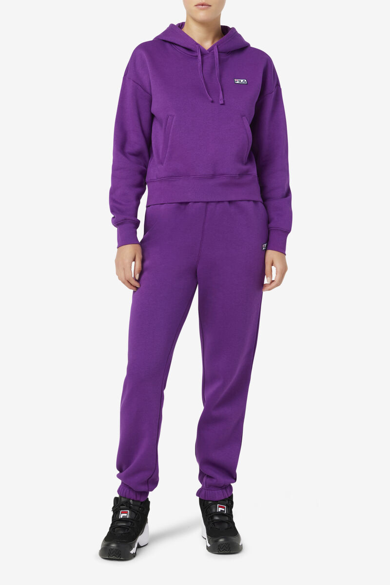Women's Fila Lassie Jogger Tracksuits Purple | lYrN3WCe8tJ