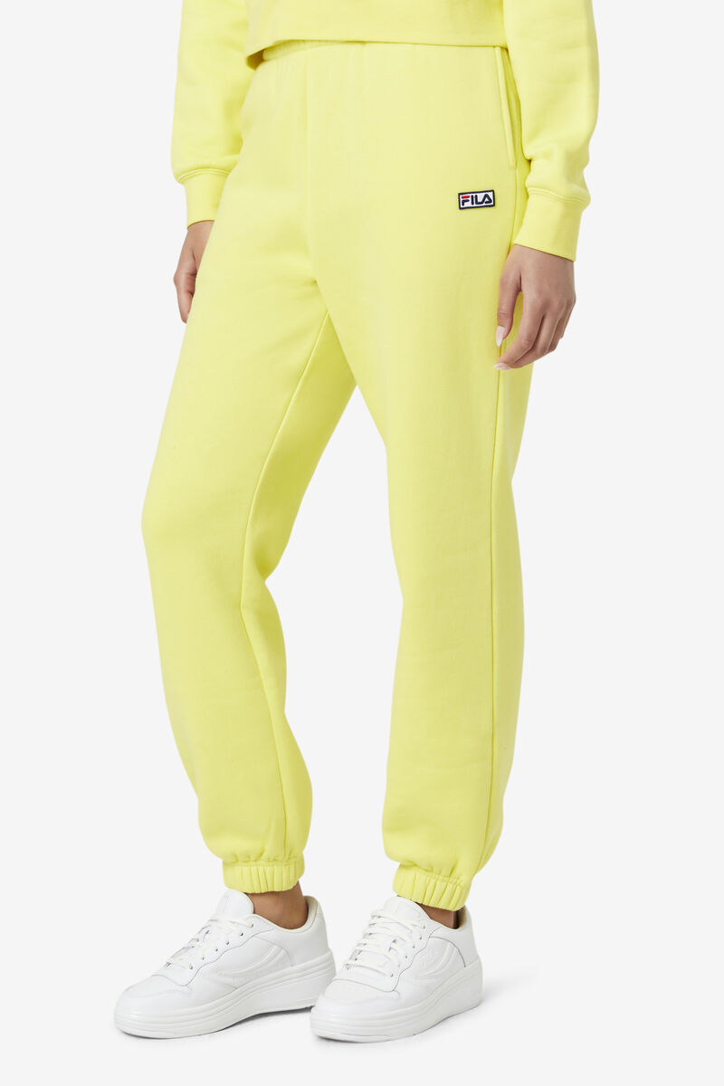 Women's Fila Lassie Jogger Tracksuits Yellow | wnGO4DxrsRf