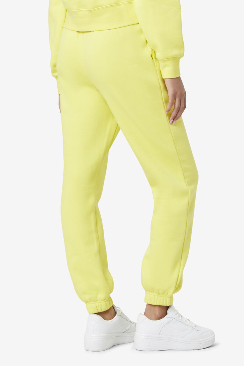 Women's Fila Lassie Jogger Tracksuits Yellow | wnGO4DxrsRf