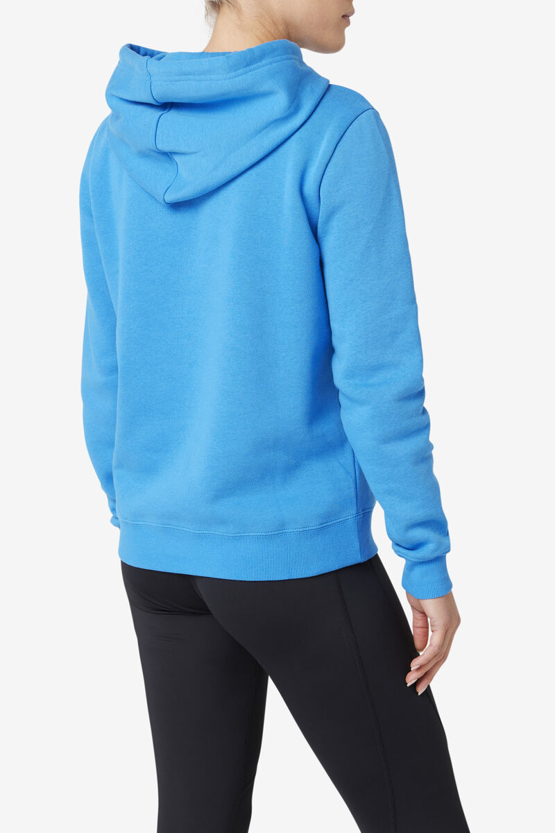 Women's Fila Lucy Hoodie Hoodies Blue / Orange | x3WBNr3foNx
