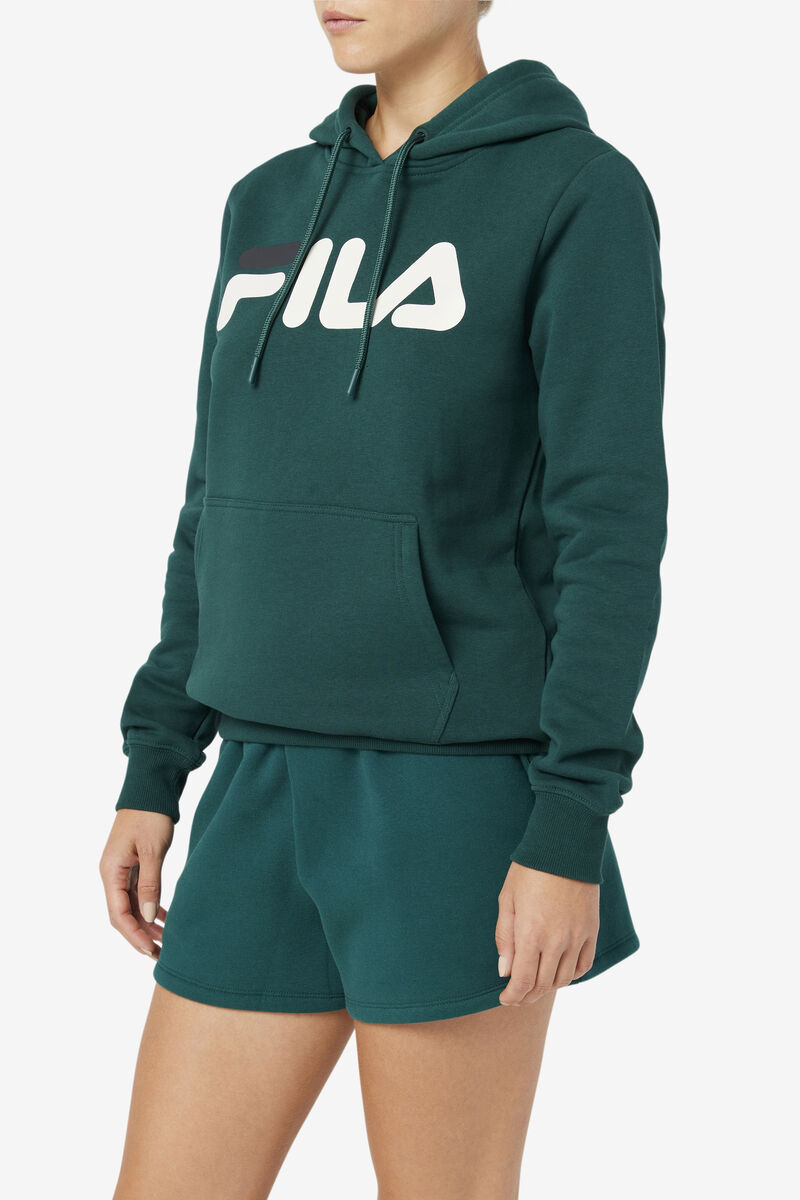 Women's Fila Lucy Hoodie Hoodies Green | wqogbkQH4NV