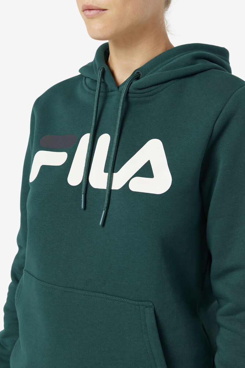Women's Fila Lucy Hoodie Hoodies Green | wqogbkQH4NV