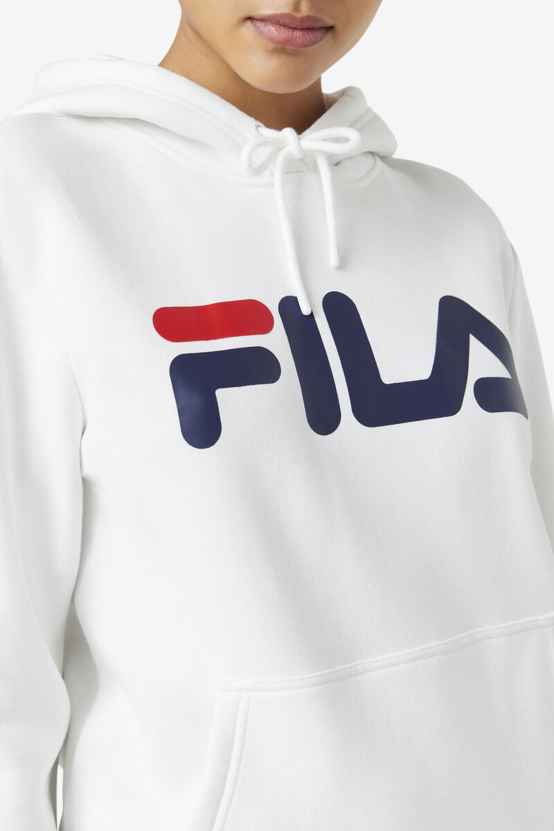 Women's Fila Lucy Hoodie Hoodies White / Navy | u61CWUUxIAn