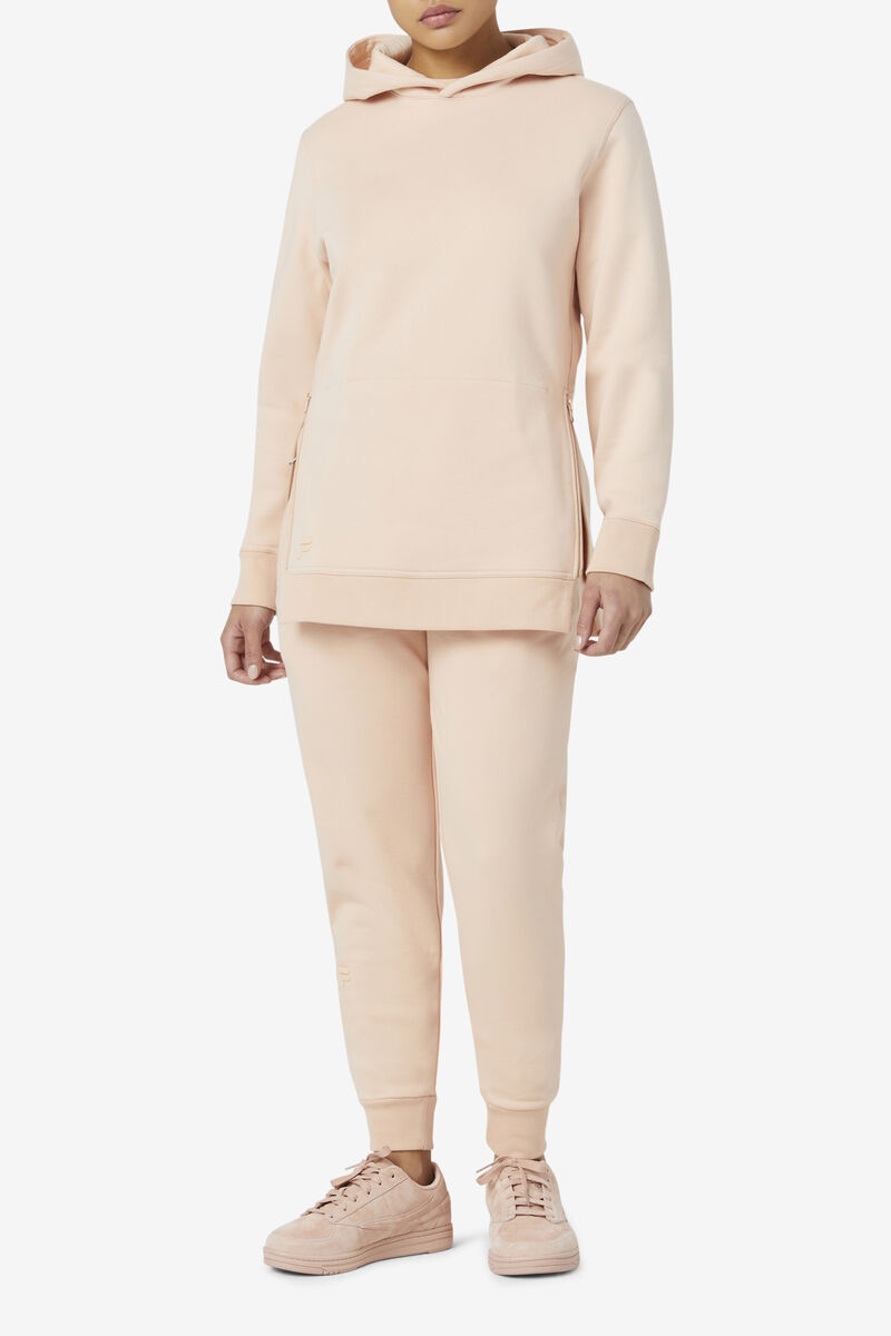 Women's Fila Maddox Pullover Hoodie Hoodies Light Yellow | CrOif9DTN8B