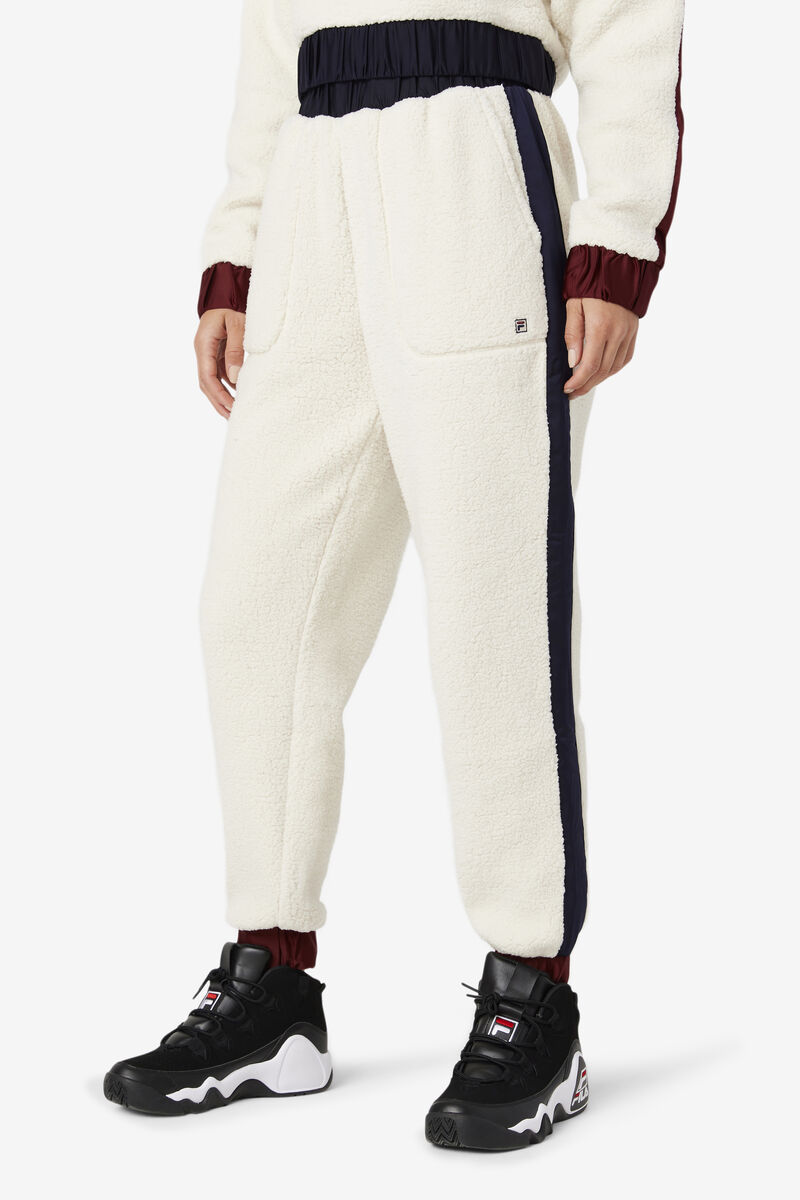 Women's Fila Malia Jogger Tracksuits Navy / Brown | fglg6dvVFcT