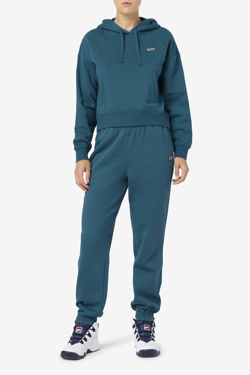 Women's Fila Marina Hoodie Hoodies Blue Coral | I6wvI8JElAE