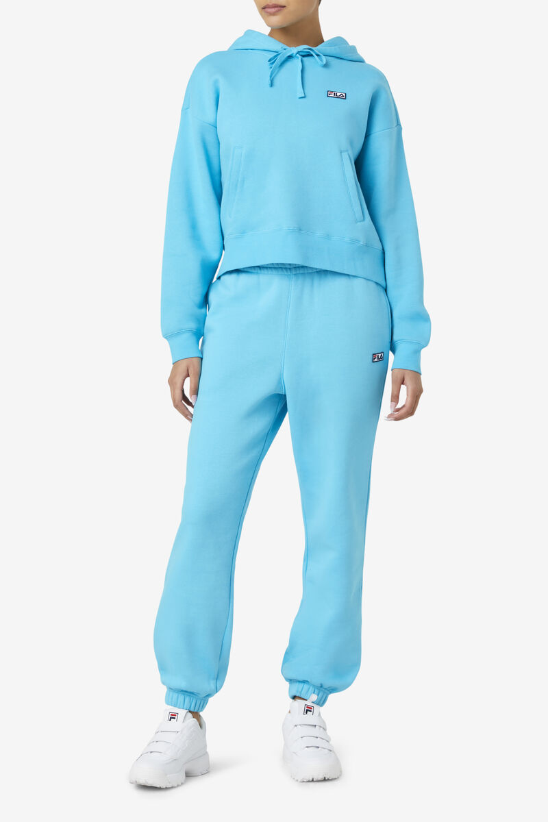 Women's Fila Marina Hoodie Hoodies Blue | dXu69Y3Kby8