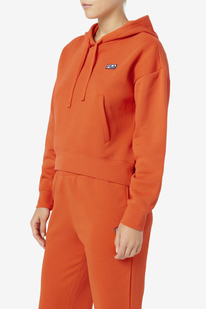 Women's Fila Marina Hoodie Hoodies Orange | WvOV7wL5SEt