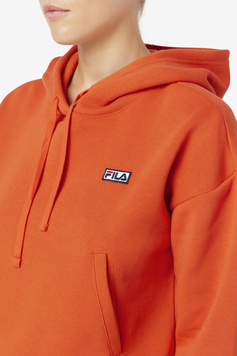 Women's Fila Marina Hoodie Hoodies Orange | WvOV7wL5SEt