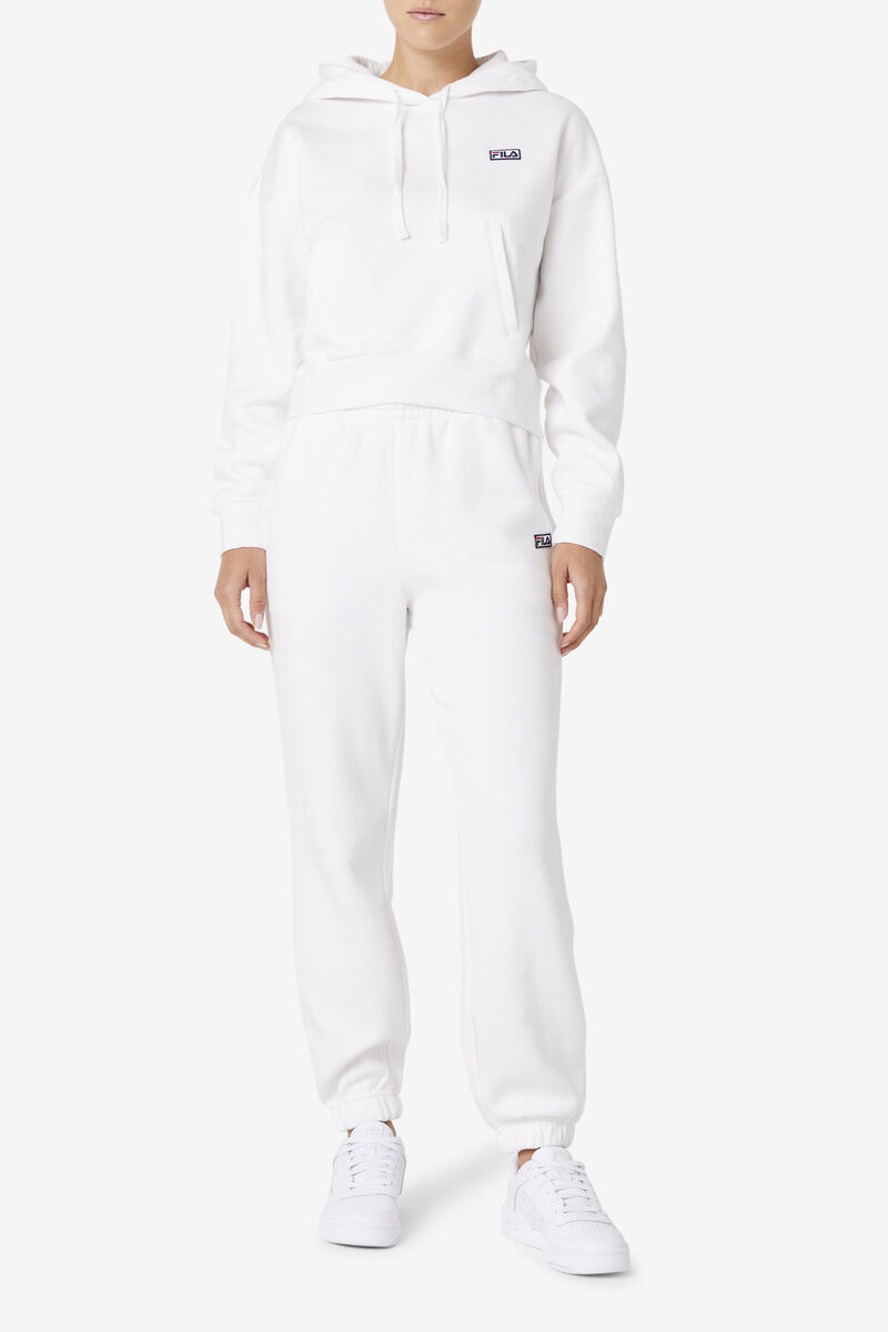 Women's Fila Marina Hoodie Hoodies White | GbqLs7mUHNh