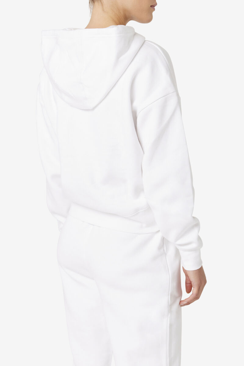 Women's Fila Marina Hoodie Hoodies White | GbqLs7mUHNh