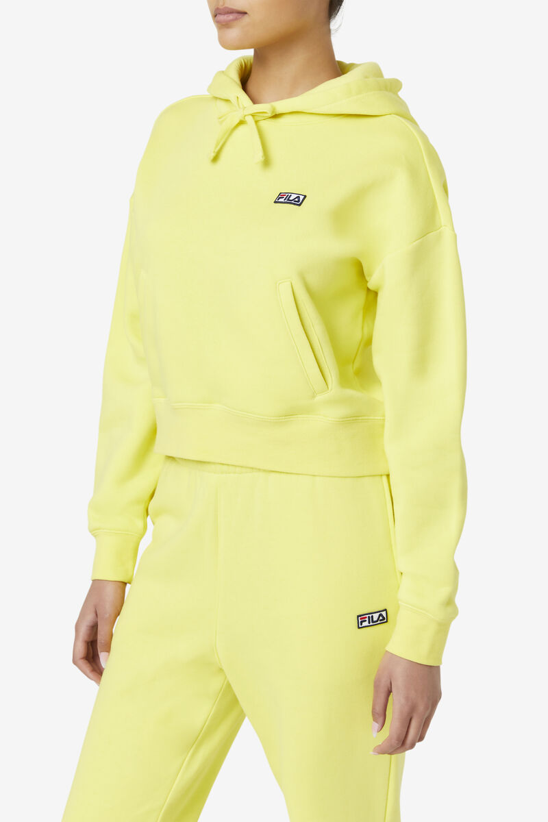Women's Fila Marina Hoodie Hoodies Yellow | sEnbUJcCBR7