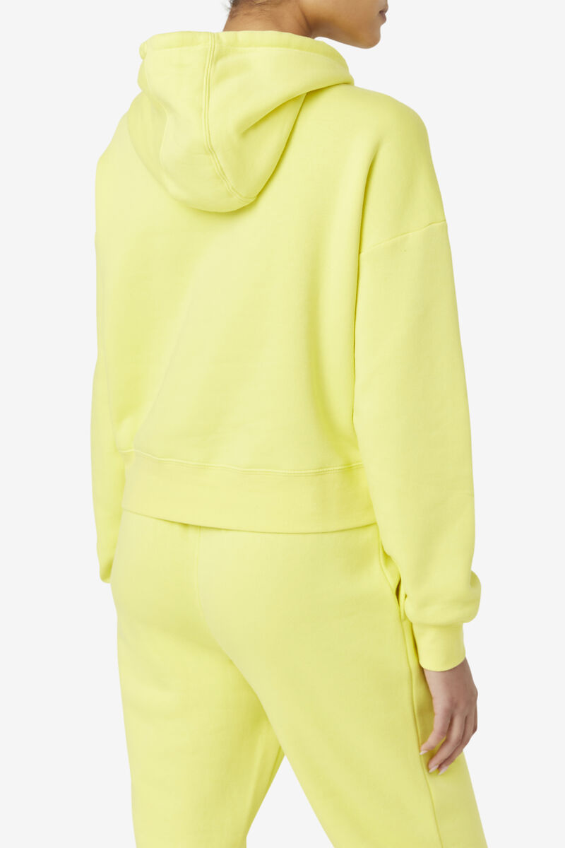 Women's Fila Marina Hoodie Hoodies Yellow | sEnbUJcCBR7