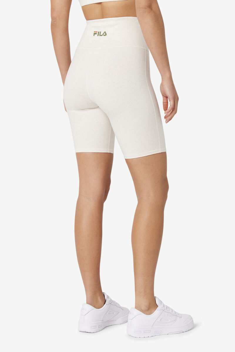 Women's Fila Marlowe High Rise Bike Short Shorts Light Yellow | Dg6uLfo4Xlo