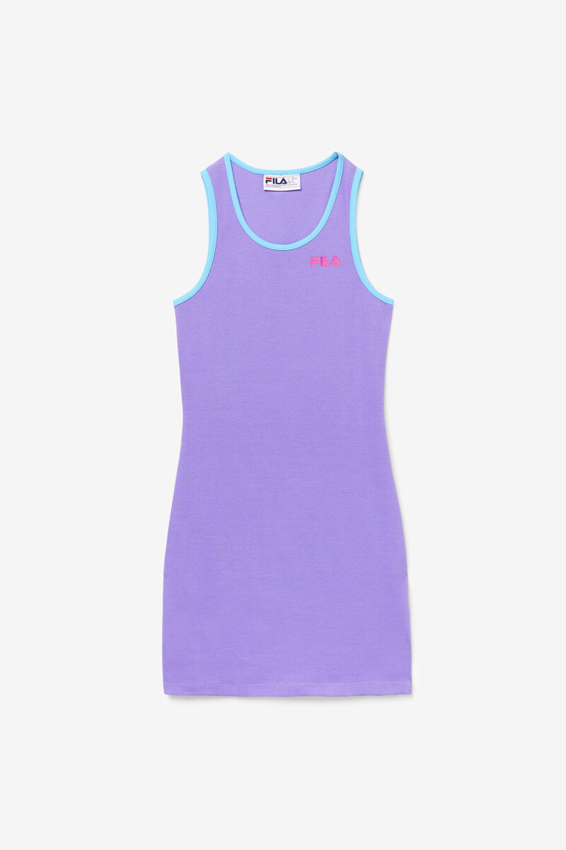 Women\'s Fila Mattea Dress Dresses Purple / Pink / Blue | 7DVcdXNWGdl