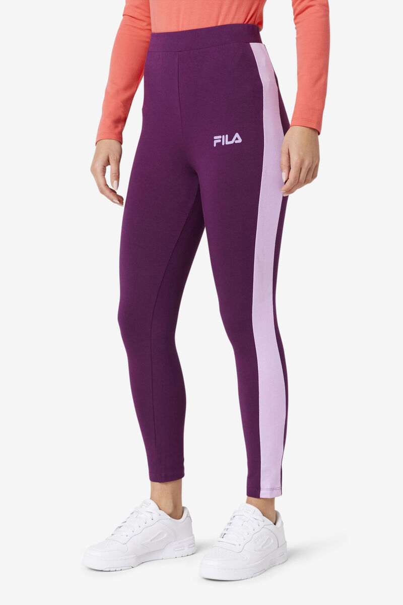 Women's Fila Mercy Legging Leggings Rose Red | 26VH4zvyhhB