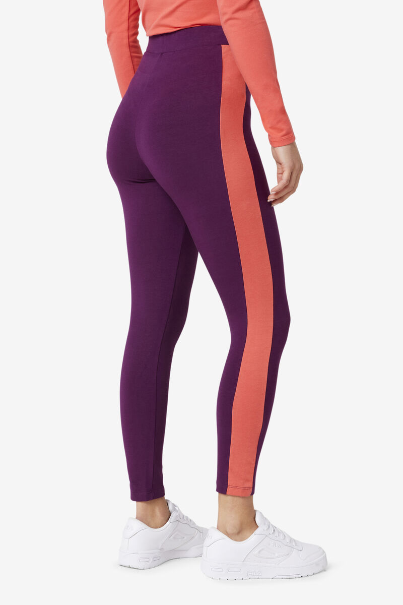 Women's Fila Mercy Legging Leggings Rose Red | 26VH4zvyhhB