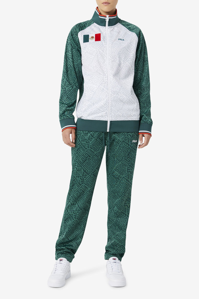 Women's Fila Mexico Pant Tracksuits White | 3dfHG4DKFiI