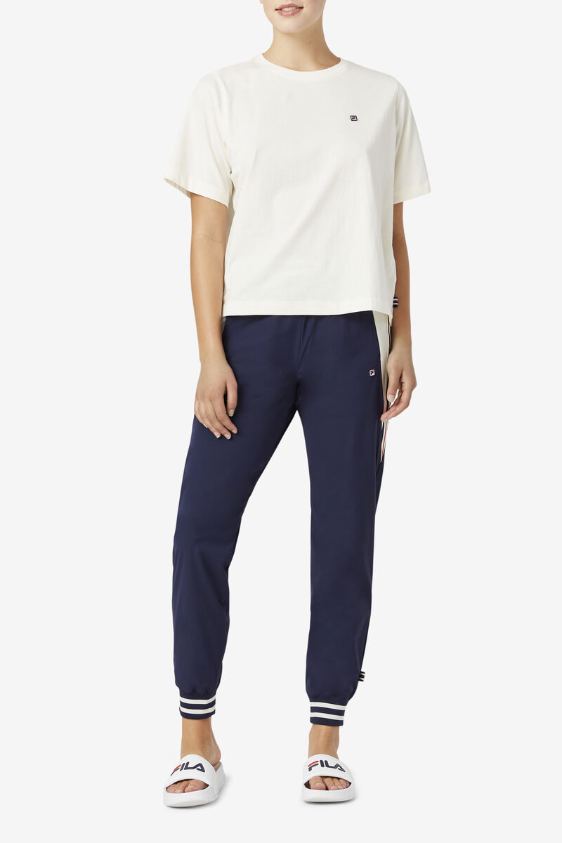 Women's Fila Mirra Cropped T Shirts White | PMZ62GxfRA8