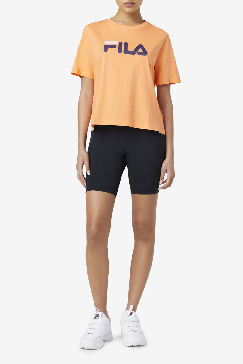 Women's Fila Miss Eagle T Shirts Orange / Purple / Pink | PjczNuqrRT5