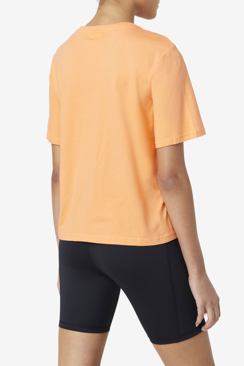 Women's Fila Miss Eagle T Shirts Orange / Purple / Pink | PjczNuqrRT5