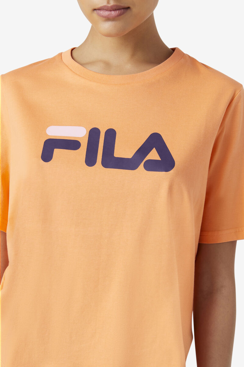 Women's Fila Miss Eagle T Shirts Orange / Purple / Pink | PjczNuqrRT5